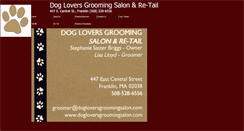 Desktop Screenshot of dogloversgroomingsalon.com